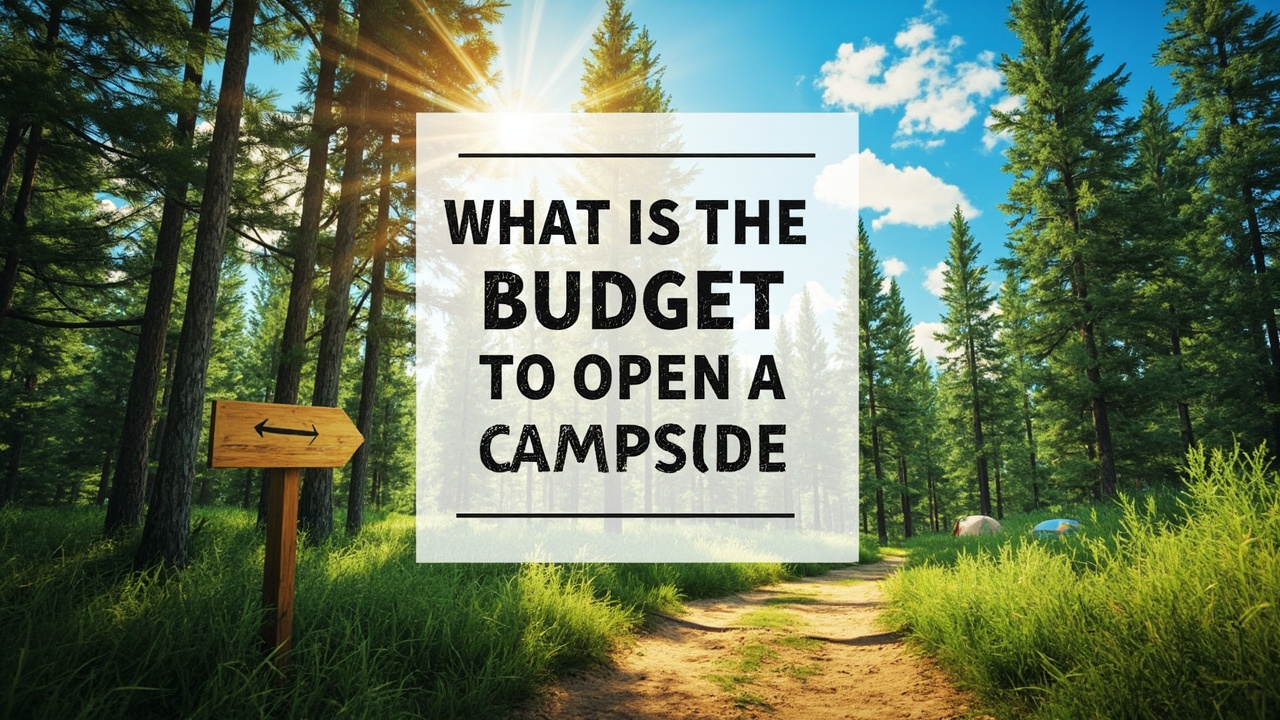 Quel budget pour ouvrir un camping : guide et estimation